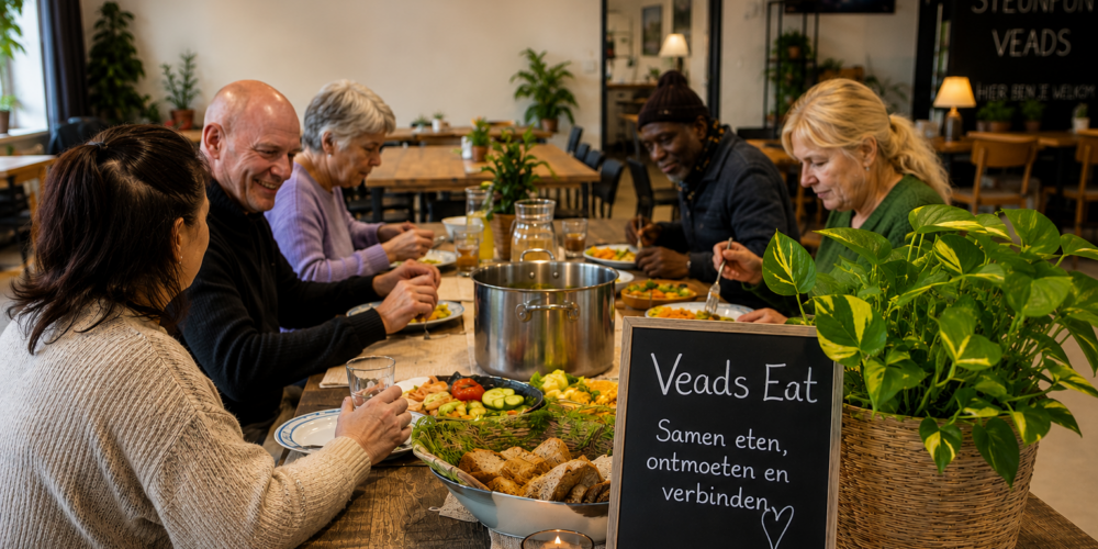samen lunchen bij Veads Eat