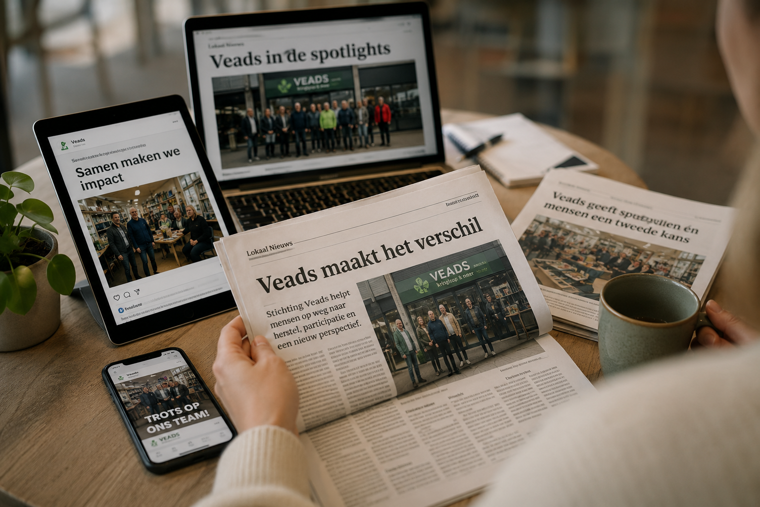 Veads in het nieuws